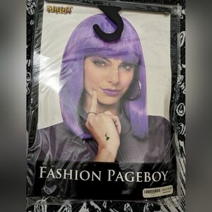 Spirit Halloween Vibrant Purple Fashion Wig